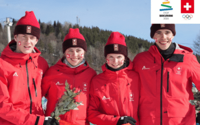 Bronze in der Staffel mit Lina Bundi und Jon Arvid Flury